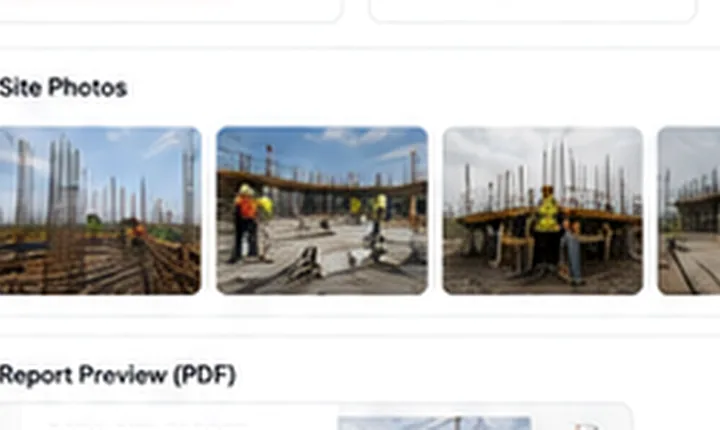 Construction site progress photograph 3