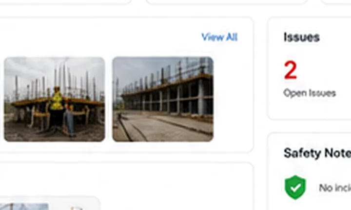 Construction site progress photograph 4